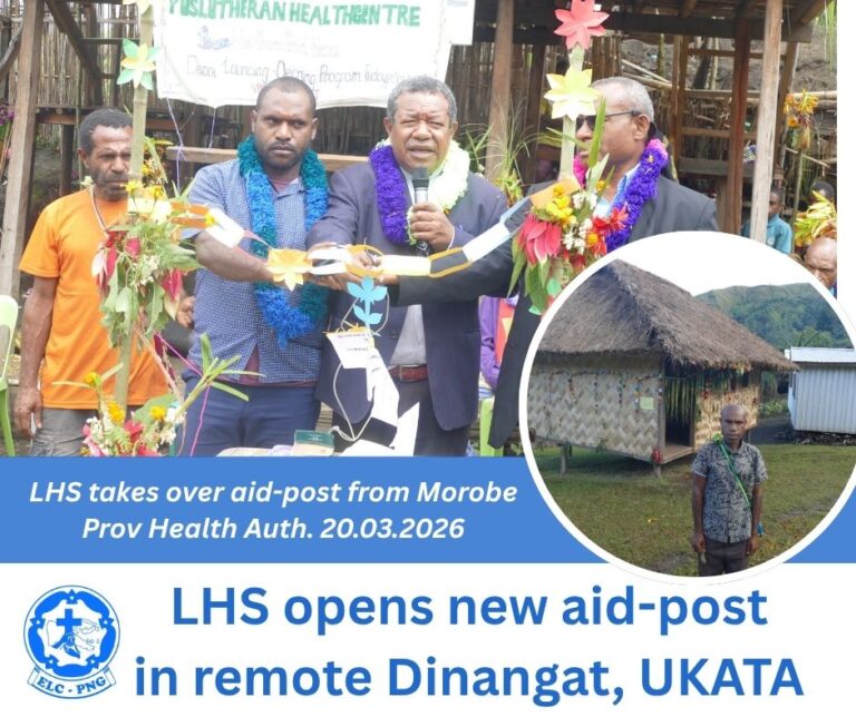 LHS open new aid-post in remote Dinangat, UKATA