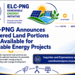 ELC-PNG Announces Support for Renewable Energy Development in Papua New Guinea